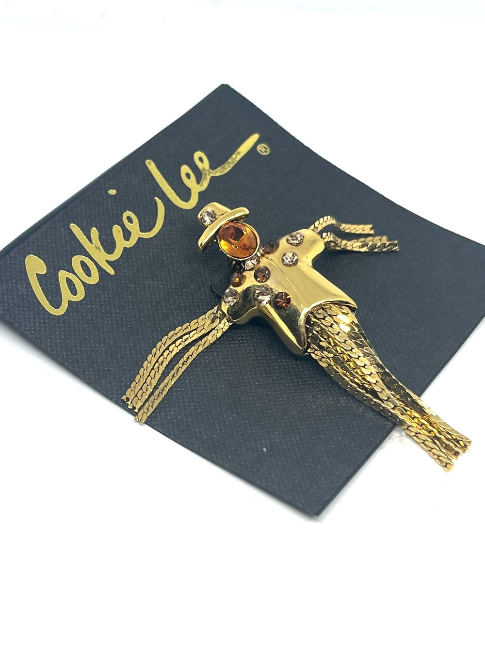 Cookie Lee Scarecrow/Straw Man Brooch